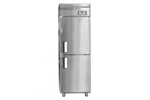 Tủ đông Happys HWI-25CF inox 2 cửa dàn lạnh gián tiếp